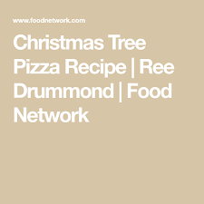 Christmas Tree Pizza Recipe Food Network Recipes Pizza Recipes Pizza