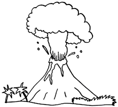 Siapa yang bisa menggambar pemandangan pantai? Dangerous Volcano Eruption Coloring Page Netart Coloring Pages Nature Coloring Pages Coloring Pages Animals