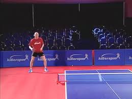 Moving picture of cats watching a bouncing ping pong ball. How To Forehand Lob Killerspin Table Tennis On Make A Gif