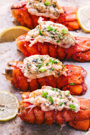 Garlic Butter Lobster Tails Are Amazing Dripping With Melted Butter And Seasoned With Garlic Salt And Le Lobster Recipes Tail Lobster Recipes Seafood Recipes