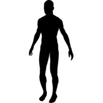 Vector Illustration Of Simple Man Or Person Silhouette Icon Public Domain Vectors 10 hq vector silhouettes of men. simple man or person silhouette icon