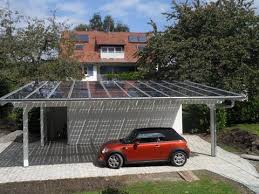 Solar Heisse Uberdachung Holzbauweise Carport Dach Carport Sonnenkollektor