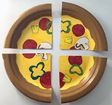 Find the perfect pizza toppings stock illustrations from getty images. Diy Pizza Paper Plate Craft With A Fraction Practice Option