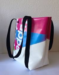 Handbag In Advertising Tarpaulin Recycled Handbag Recycled Sailcloth Bags