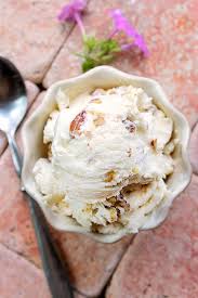 As directed on ice cream maker directions. 2 Ingredient Ice Cream Without A Machine Butter Pecan Bunny S Warm Oven