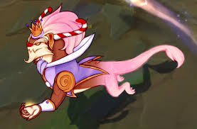 Aurelion sol takes off flying for a long distance. Candy King Aurelion Sol