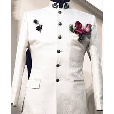 Summer beach white linen mens suit groom tuxedos groomsmen wedding blazer suits for men stylish 2pieces (jacket+pants) cheap mens white linen suits white formal party mens suits for wedding 2 piece one button groom suits slim fit custom man wedding tuxedo suit. Cotton Linen Mens White Wedding Wear Suit Rs 10500 Piece Indian Sherwani Id 20951006197