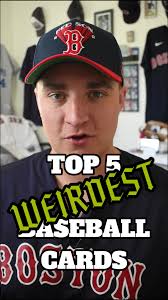 5 of the weirdest baseball cards ever! @ta24cards #sportscards #werid #cards