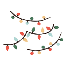 Ilustracion De Decoracion De Luces De Navidad Ilustracion De Navidad Fondo De Pantalla Navideno Fondo De Luces De Navidad