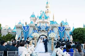 As of january 2017, couples can get married after dark once the park closes, according to the huffington post. Christina And Kevin S Sleeping Beauty Castle Wedding At Disneyland