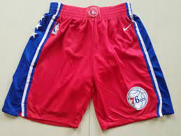 Only available for team sales. Men S Philadelphia 76ers Nike Red Statement Swingman Basketball Shorts