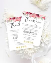 Business appropriate thank you ecard is one of thousands of american greetings cards you can personalize, share, and send to your friends and family. 100 Pack Floral Thank You For Your Purchase Cards Business Card Size Thank You For Your Order Cards 2 X 3 5 Inches Office Products Business Cards Fcteutonia05 De