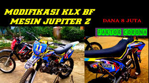 Vega r old 2005 super blue modifikasi harian. Modifikasi Klx Bf Mesin Jupiter Z Dana 8 Juta Di Sulap Jadi Trail Youtube