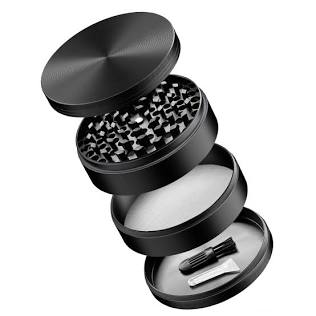 BLACK 4 Layer Aluminum Herb Grinder - 3" Diameter – Creative Labz ...