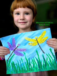 Dragonfly craft project for kids