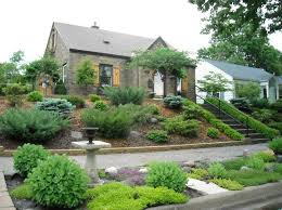 Pin By Jennifer Levitre On Garden Large Backyard Landscaping Sloped Backyard Backyard Hill Landscaping