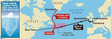 iceberg that sunk the titanic was 100