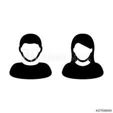 Download a free preview or high quality adobe illustrator ai, eps, pdf and high resolution jpeg versions. People Icon Vector Male And Female Sign Of User Person Profile Avatar Symbol In Glyph Pictogram Illustration Stock Vector Adobe Stock