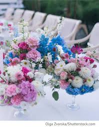 Blumen In Pink Rosa Blau Auf Den Gastetischen Am Hochzeitstag Fur Hochzeit Russische Hochzeit Hochzeit Tischdeko Hochzeit