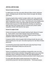 Beban ishoukd akan memindahkan melalui setiap lantai sepanjang jalan ke asas. Jenis Ibs