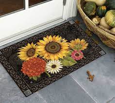 Here at coirmat.com, our flower door mat selection consists of a large variety of bright floral patterns to match your own individual and unique home or garden aesthetic. French Flowers Matmates Decorative Welcome Doormat Measures 18 X 30 This Gorgeous Fall Design Will Be The Perfect Front D French Flowers Door Mat Flower Rug