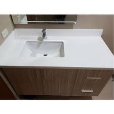 Eco friendly maple family rubberwood dense grain character for high elasticity and hardness hmr board is engineered wood with lamination. Wooden Brown Bathroom Washbasin Cabinet Rs 800 Square Feet Reshma Electrical Interior Works Id 20741910288
