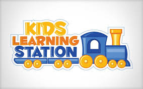 Kids Learning Station Logo Design Kids Logo Kids Art Studio Game Logo Design