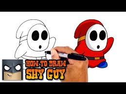 How To Draw Shy Guy Easy Step By Step Agaclip Make Your Video Clips They give the order in which to make the various strokes of the pencil. agaclip