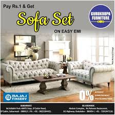 Gurukrupa Furniture Offering Emi Options On Buy Furniture Call Whatsapp Sabarmati 91 9825264421 Sg Highway 9 Furniture Furniture Offers Sofa Set