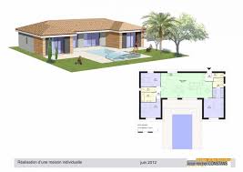199 plans cotés à télécharger pour faire construire votre maison. 5 Awesome Great Plan Maison U Plain Pied Maison Decor