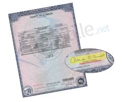 County Of Alameda Certificate Of Live Birth Signed By Patrick O Connell County Clerk Recorder Alameda Birth Sign California State