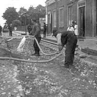 View over the water area and the old town from the buildings on södermalmstorg (source: Tram On Sodermalmstorg In Stockholm 1949 Picryl Public Domain Image