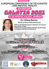 Conducerea spitalului clinic de boli infecțioase „sf. Dr Liliana Baroiu Medic Primar Boli InfecÈioase Va Participa La ConferinÈa EuropeanÄ De Psihiatrie Èi SÄnÄtate MintalÄ Galatia 2021 Tema De Anul Acesta Este AdicÈiile Virtuale Èi Interdisciplinaritatea In Psihiatrie In Vremea
