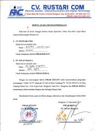 Berita acara adalah suatu hal yang penting sebagai laporan jalannya sebuah acara yang kemudian bisa dijadikan evaluasi. Contoh Berita Acara Kegiatan Drone Fest