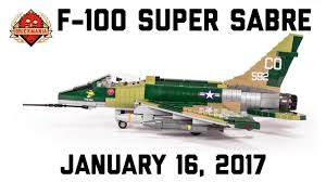 It was designed before the 'area rule' was known; F 100 Super Sabre Custom Military Lego Youtube