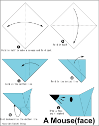 Rosto Rato Animales De Origami Origami Para Ninos Y Origami Facil Para Ninos