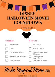 A collection of disney halloween movies (spooky buddies or phoo's halloween movie not included). Disney Halloween Movie List Top Picks For The Super Fan Download Our Free Printable Movie Ch Disney Halloween Movies Halloween Movies List Disney Movies List