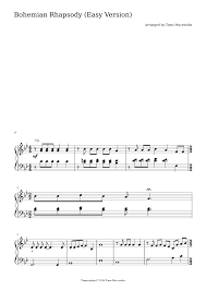 Piano b & b 44. Bohemian Rhapsody Sheet Music Free