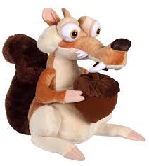 Un troupeau d'animaux de toutes sortes se déplace vers le sud. Peluche Scrat De L Age De Glace 40 Cm Chez Doudou Shop Com