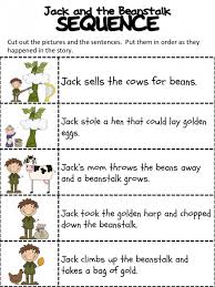 These free fairy tale books for kids are perfect for beginning readers! Jack And The Beanstalk Story Sequence Worksheets 99worksheets
