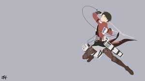 1920x1080 levi rivaille ttack on titan shingeki no kyojin anime hd wallpaper. Attack On Titan Minimalist Pc Wallpapers Wallpaper Cave