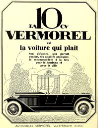 Vermorel 10 Cv France Advertise By Atelier Draeger Voiture Francaise Voiture Voitures Anciennes