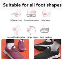 Men's Extra Wide Fit Walking Shoes Non-Slip Soft Sole ...