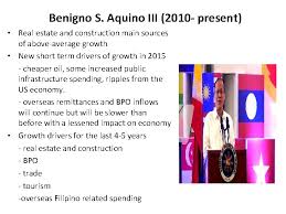 Inaugural address of president benigno s. Philippine Economic Growth Erratic Philippine Economic Growth This