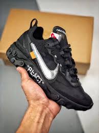 Nike React Element 87 X Off White Aq0068 001 Yupoo Sneakers Men Fashion New Nike Shoes Nike Air Shoes