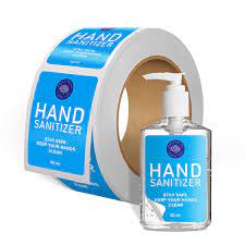 What kind of stickers are for hand sanitizer? Hand Sanitizer Labels Custom Label Printing 48hourprint