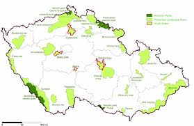 Detailed map of czech republic and neighboring countries. The Map Of National Parks And Protected Landscape Areas In The Czech Download Scientific Diagram