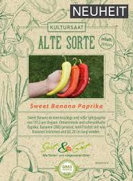 Saat Gut Bio Paprika Sweet Banana Spitzpaprika Bio Fruchte