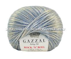 Пряжа gazzal rock 'n' roll цвет 13907 (амаретто). Pryazha Gazzal Rock N Roll 13478 Goluboj Kupit V Moskve Po Nedorogoj Cene V Internet Magazine Klubki V Korzinke