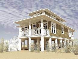 Beach house plans narrow lot plan via. Beach House Plans Coastal Home Plans The House Plan Shop Droomhuis Huizen House